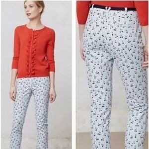 Cherry Print Women's Pants